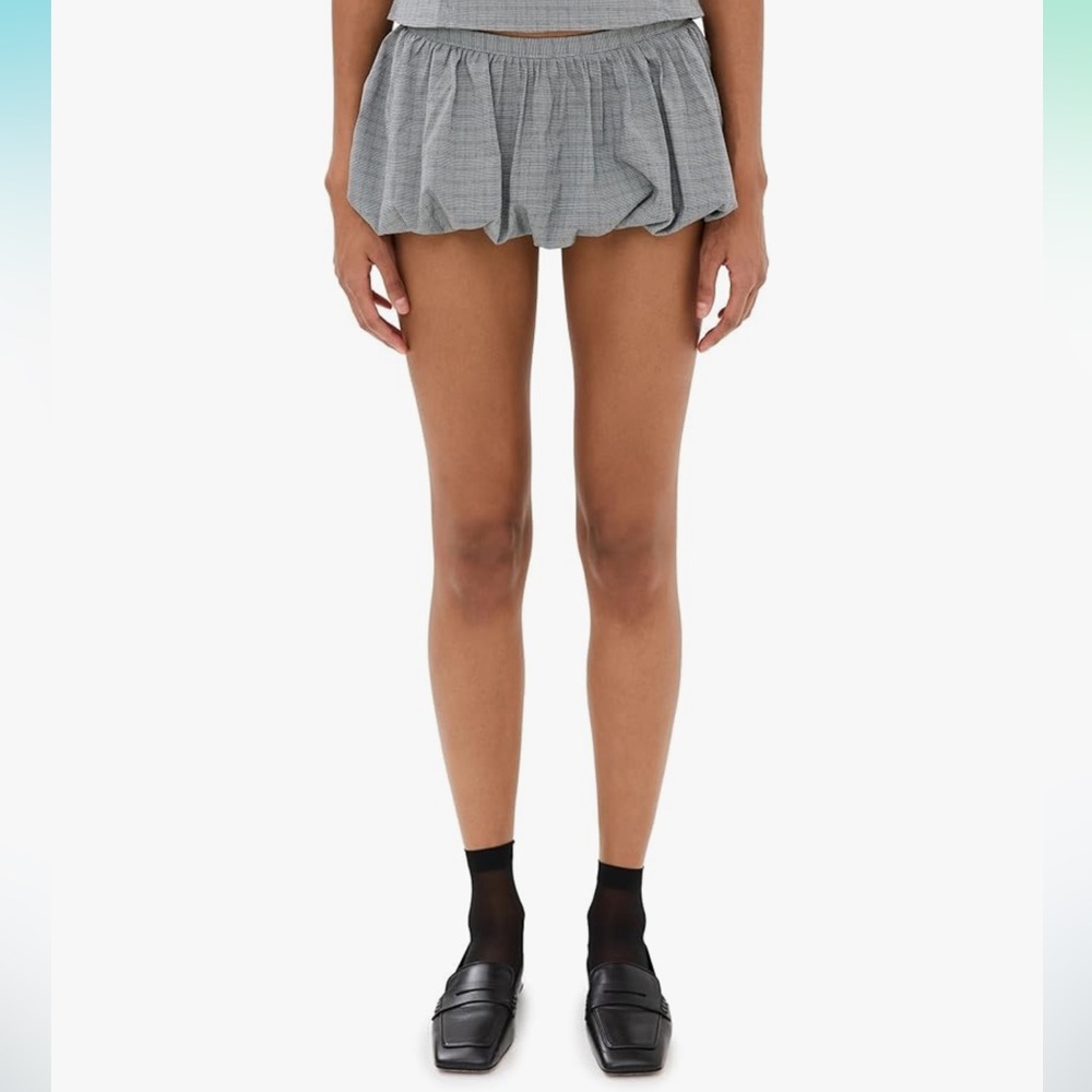 Lioness Tutu Gingham Ruffle Shorts NWT